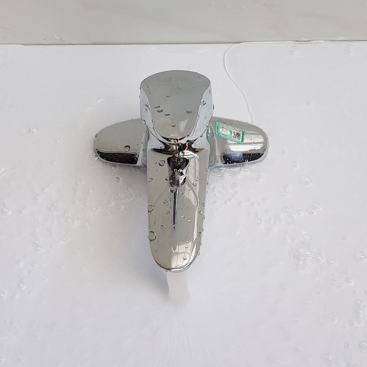 Vòi Lavabo 2 chân nóng lạnh Đồng mạ Chrome Eurolife EL-LOT03-1