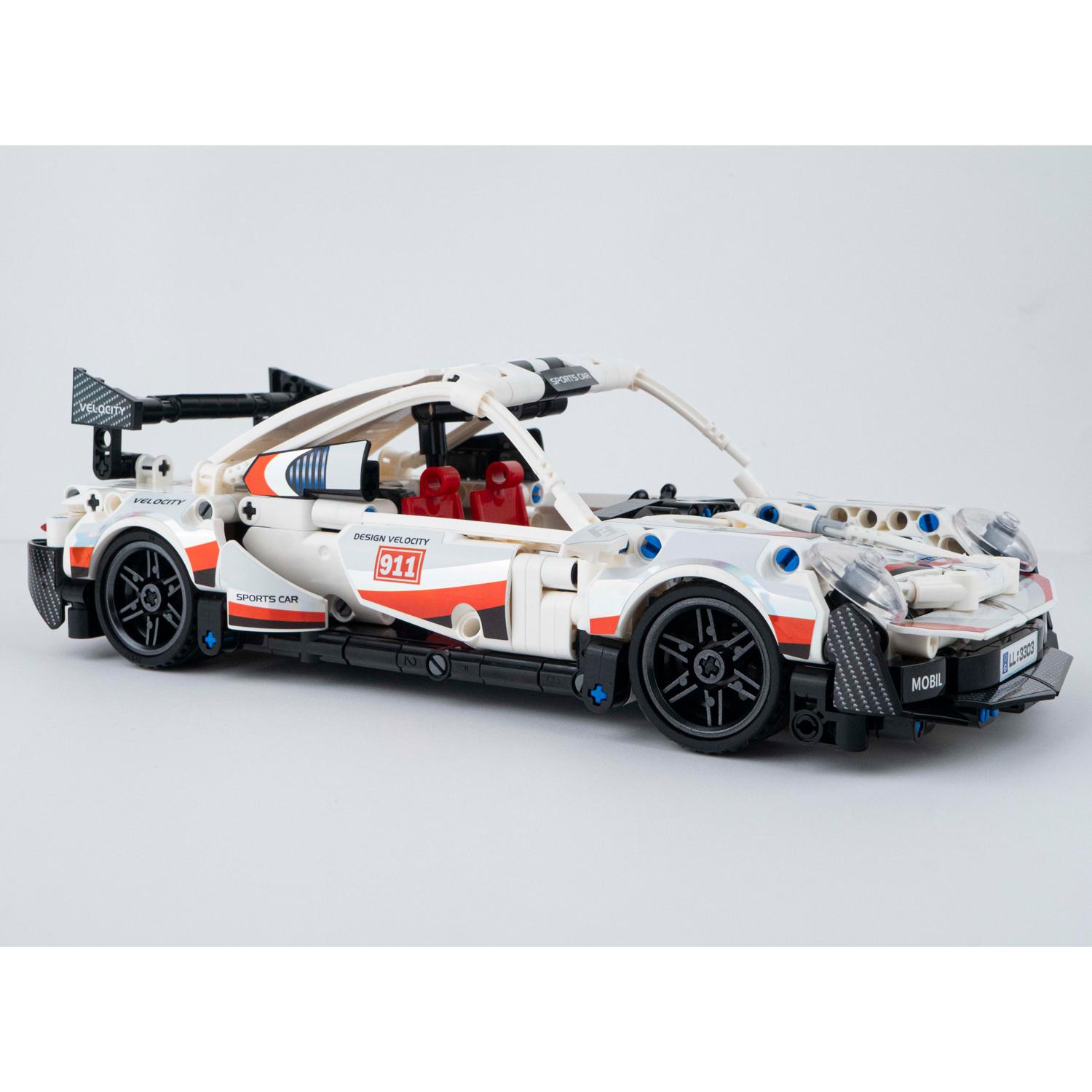 Đồ Chơi Lắp Ráp Xe Thể Thao Chạy Đà Siêu Tốc - Super Speed Pullback Sports Car - Toys&amp;Joys 3303 (540 Mảnh Ghép)