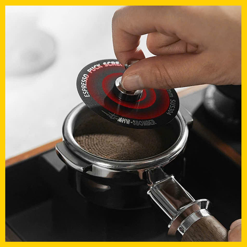 Đế cao su để Puckscreen kèm nam châm dánh cho cà phê espresso | MHW-3Bomber