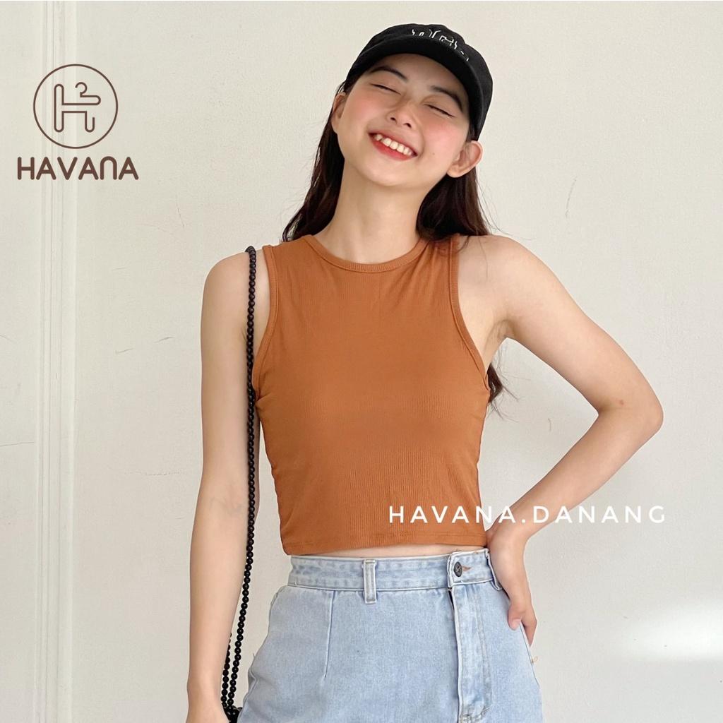 Áo ba lỗ nữ, croptop sát nách nữ ôm body