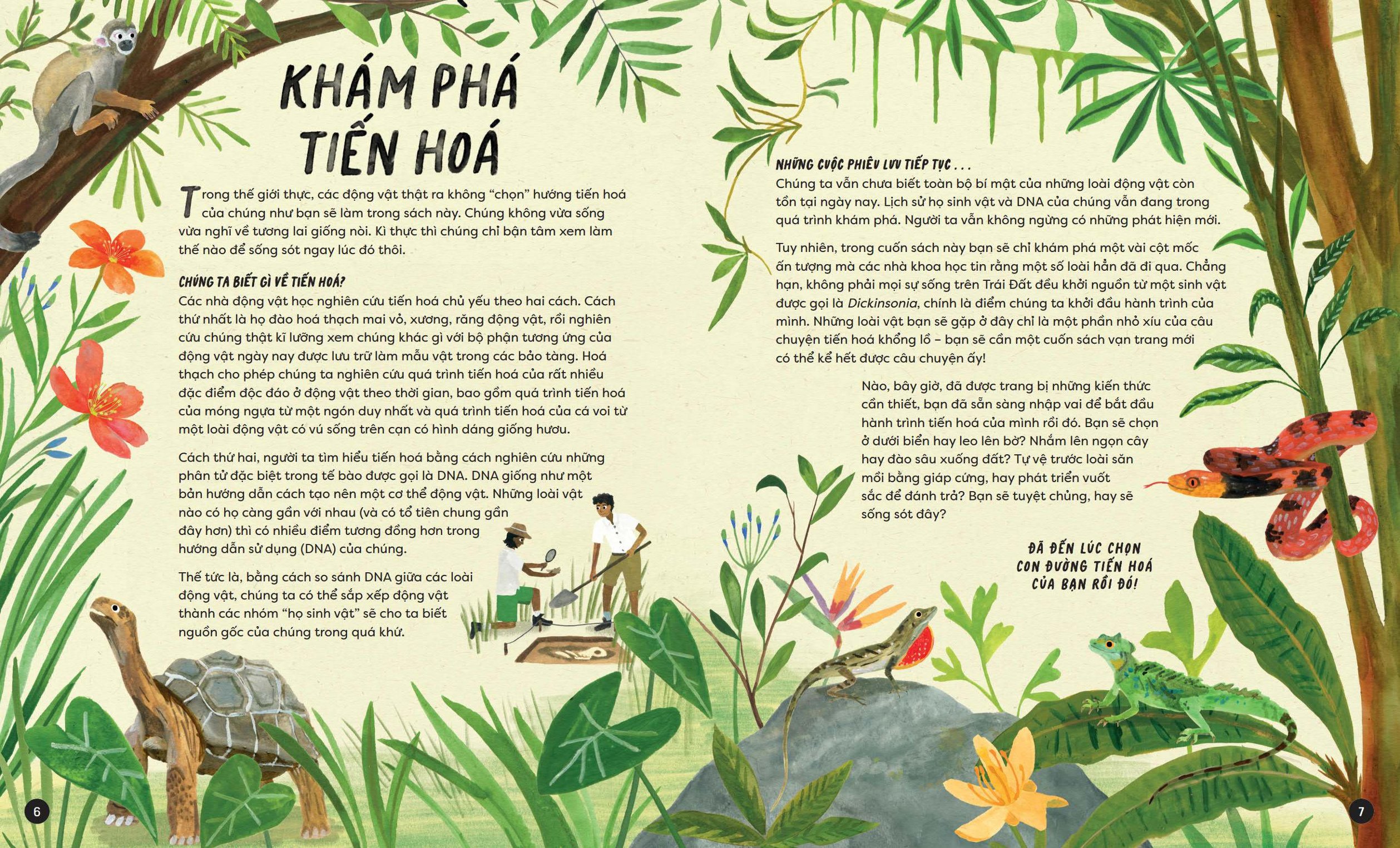 Sách Tuyệt Chủng Hay Sống Sót? Nhập Vai Tiến Hoá Của Muôn Loài