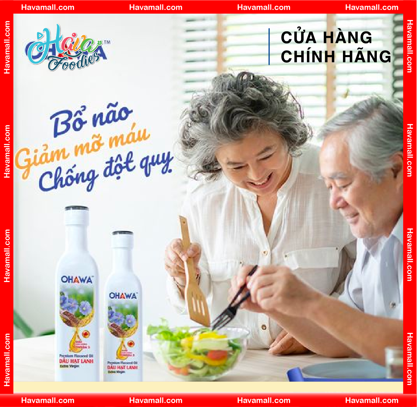 Dầu Hạt Lanh Ép Lạnh Ohawa 250Ml