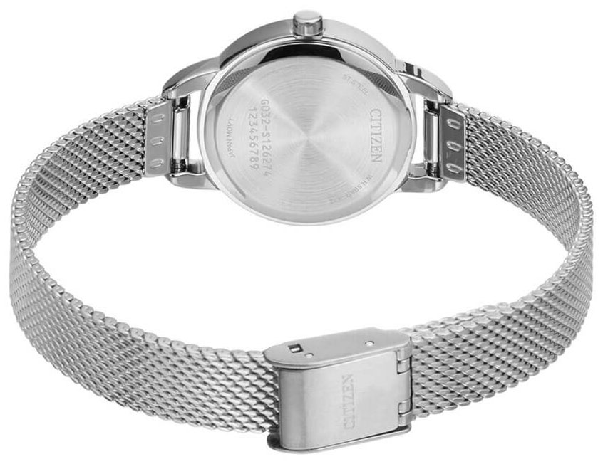 Đồng Hồ Nữ Citizen Pin EQ3000-58D - Dây Kim Loại - Kính Khoáng - Mặt Xà Cừ