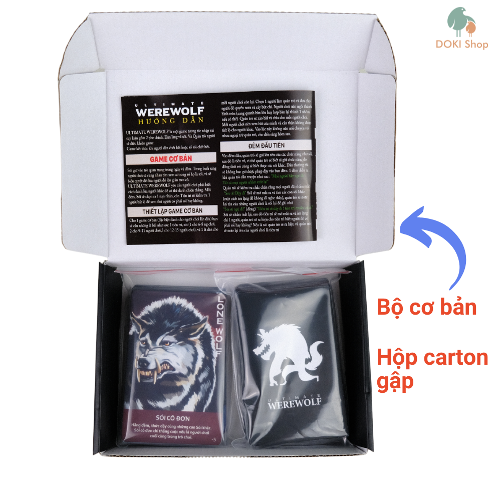 Bài ma sói Việt Hóa 92 lá giá rẻ