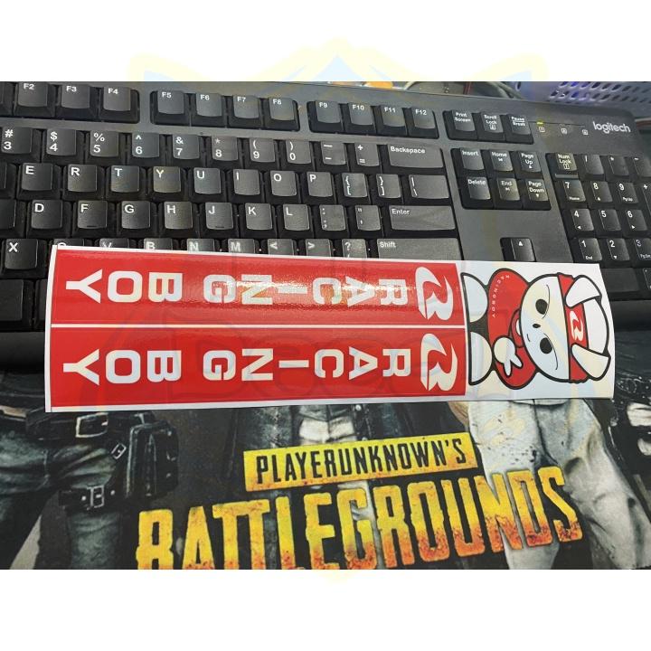 Tem dán phuộc xe máy racing boy