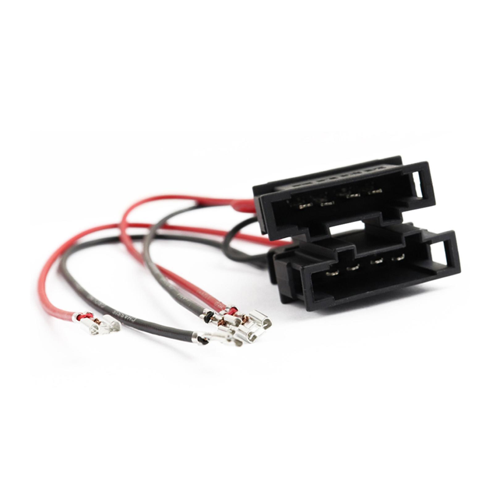 2 Pieces Car Stereo Speaker Wire Harness Adaptor Connector for