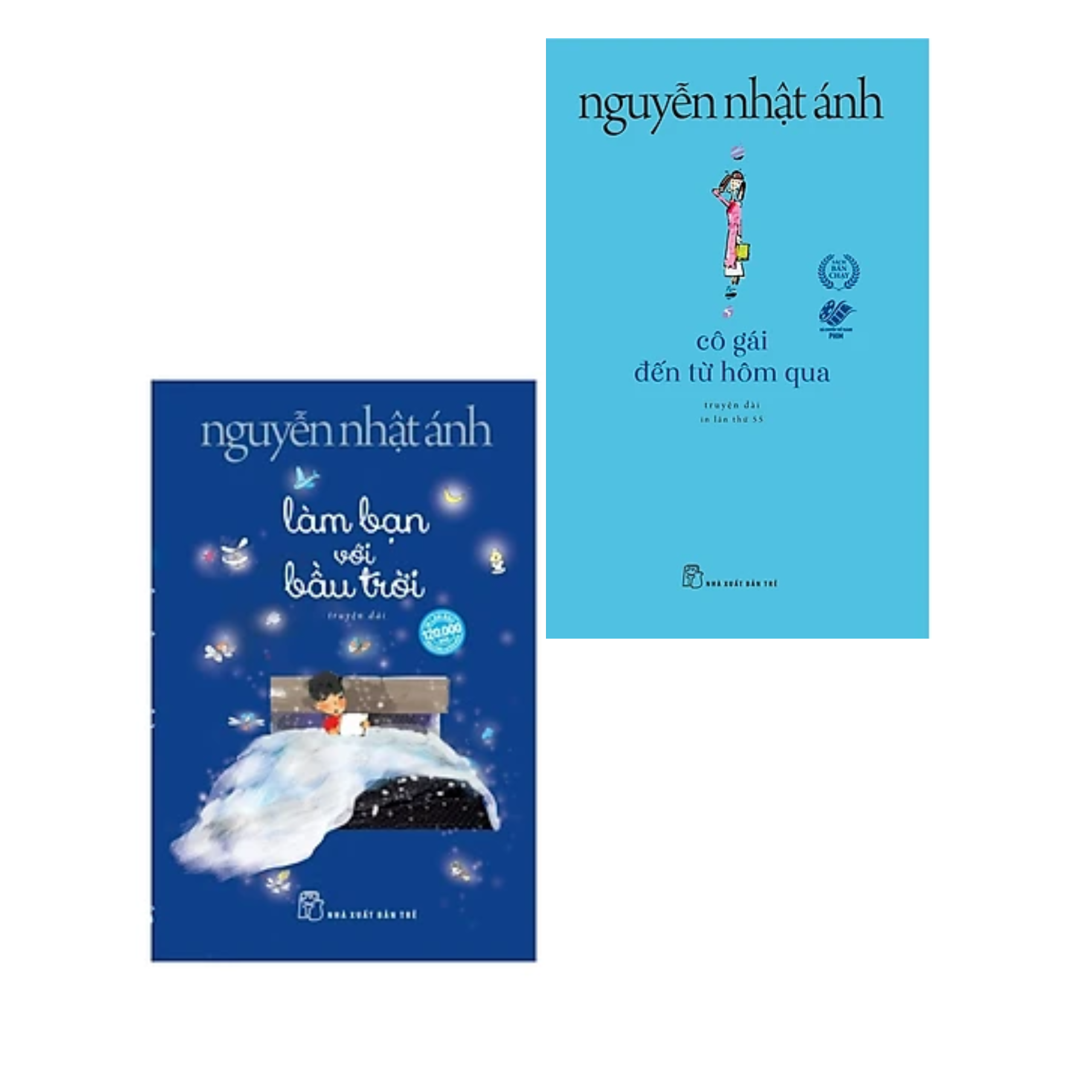 Combo Truyện Dài: Làm Bạn Với Bầu Trời - Bản Đặc Biệt Tặng Kèm Khung Ảnh + Postcard Và Cô Gái Đến Từ Hôm Qua