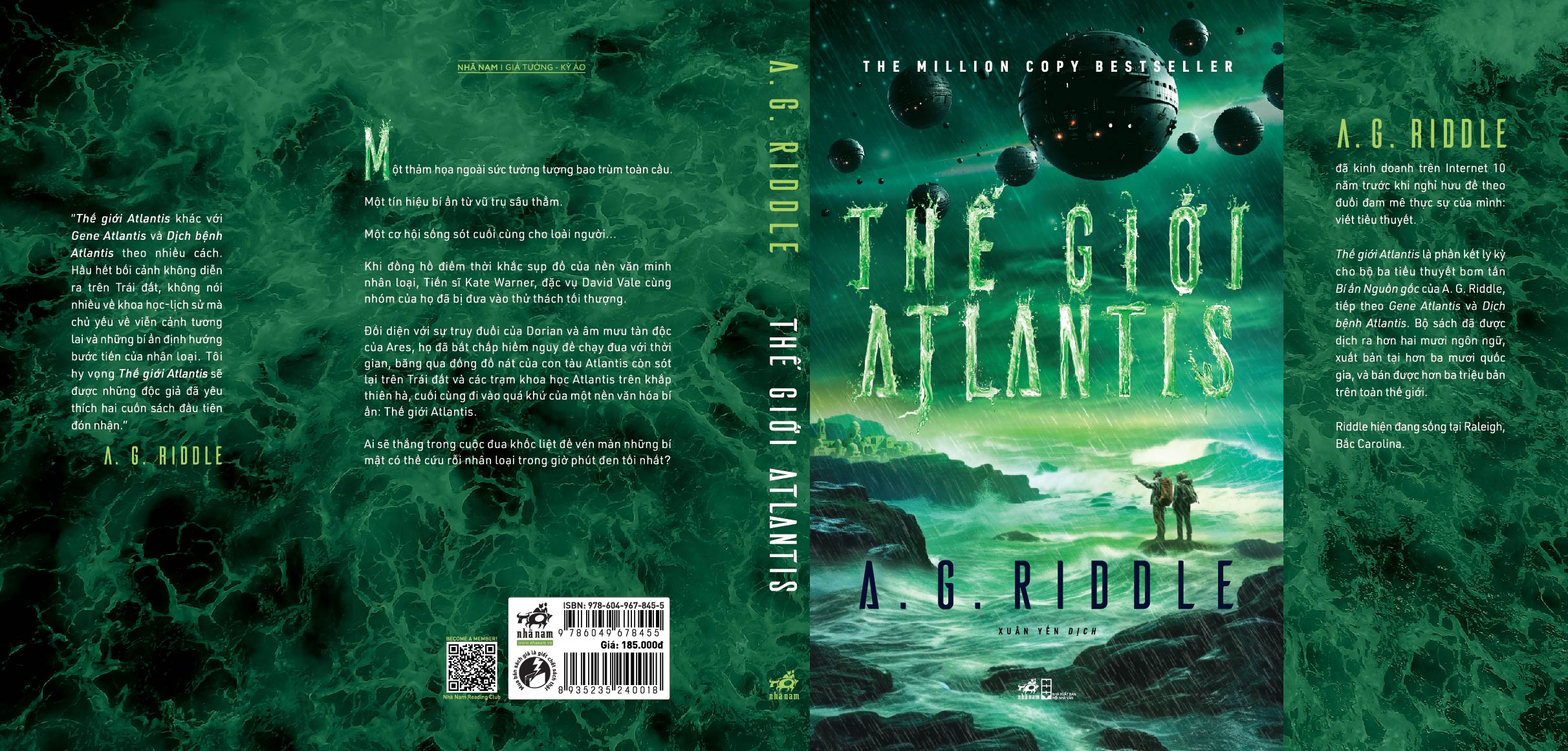 Sách - Thế giới Atlantis (Tập 3 series Atlantis) (A. G. Riddle) - Nhã Nam Official