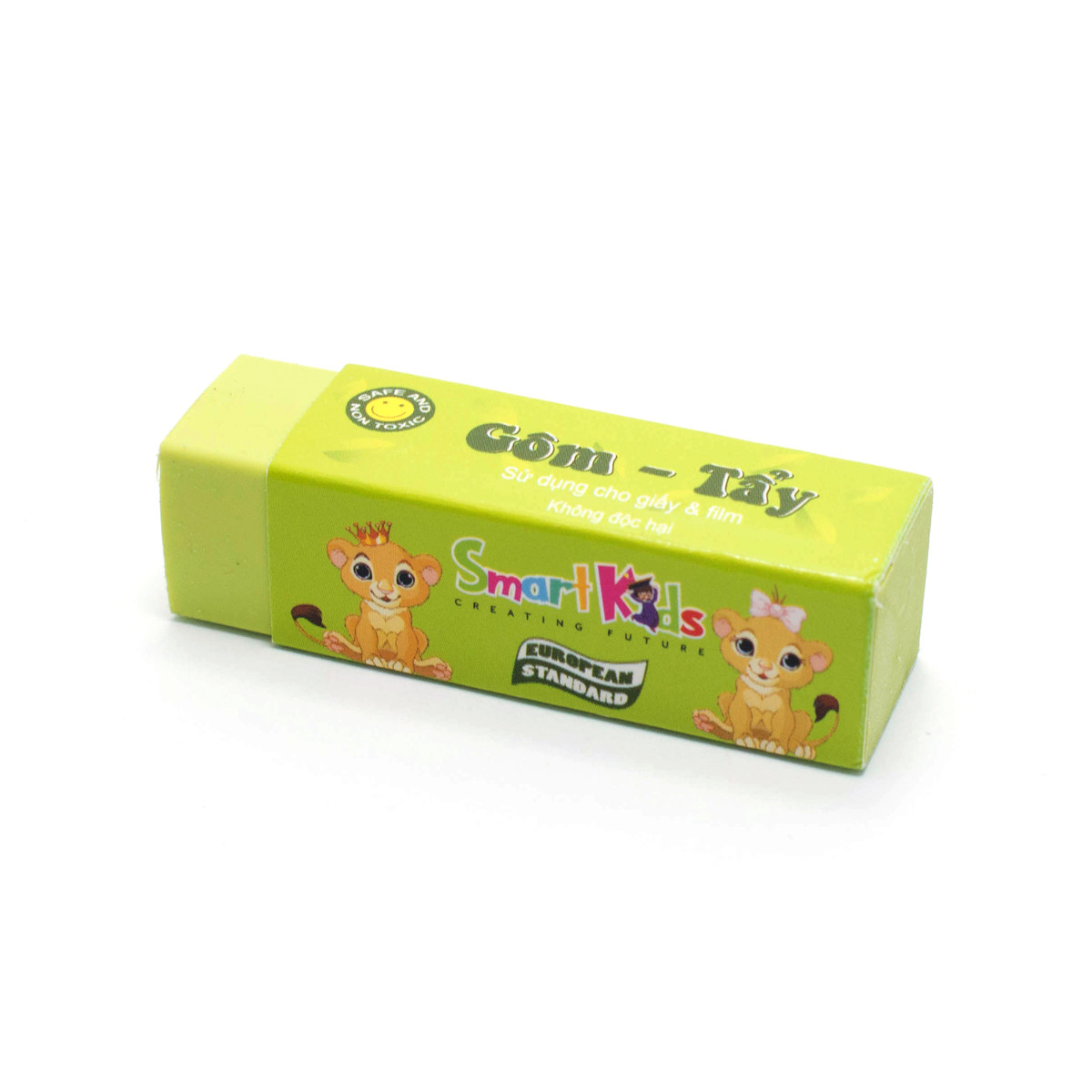 Bộ 3 Gôm tẩy xanh lá Smartkids ER-10GR