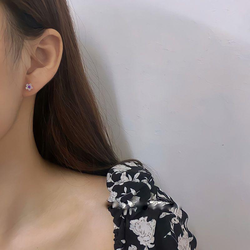 Set khuyên 4 hoa nụ 4 màu