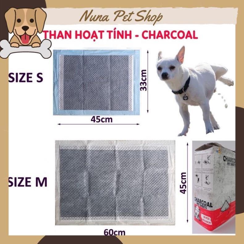 Tã lót chuồng cho chó mèo Charcoal than hoạt tính