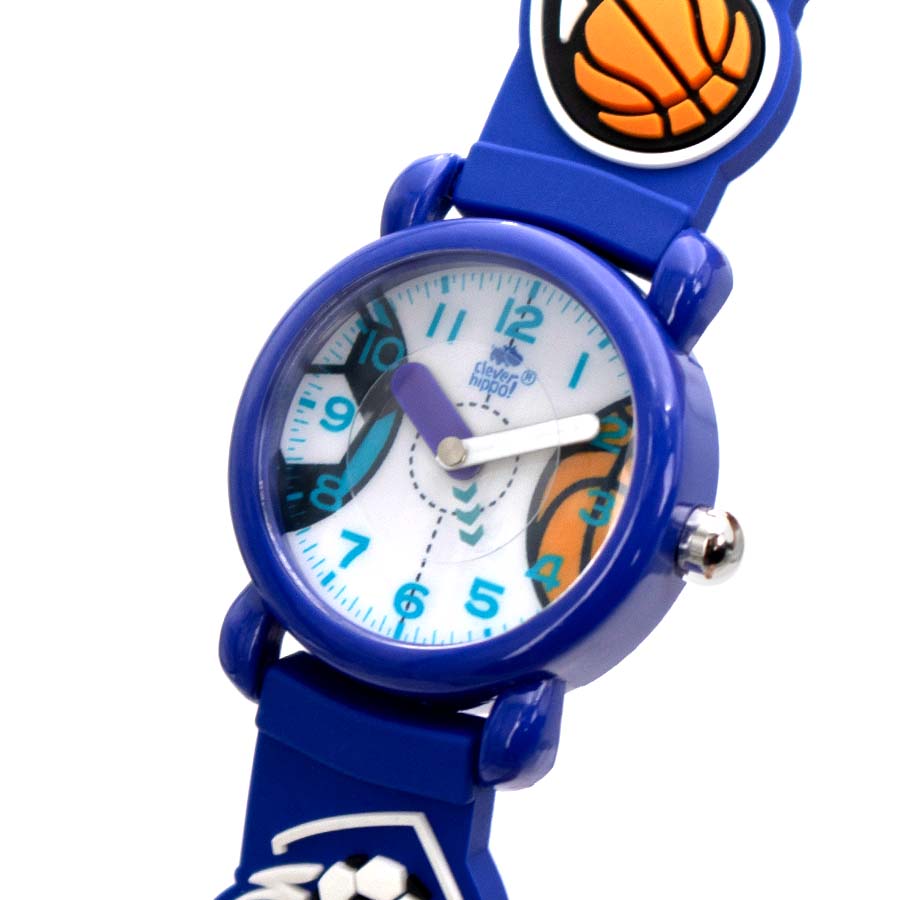 Đồng Hồ Trẻ Em Clever Watch - Active Sport Xanh Clever Hippo WB014/BLUE