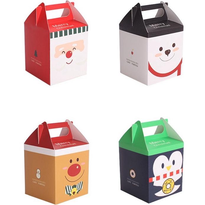 Hộp đựng quà bánh kẹo giáng sinh hình hoạt hình dễ thương