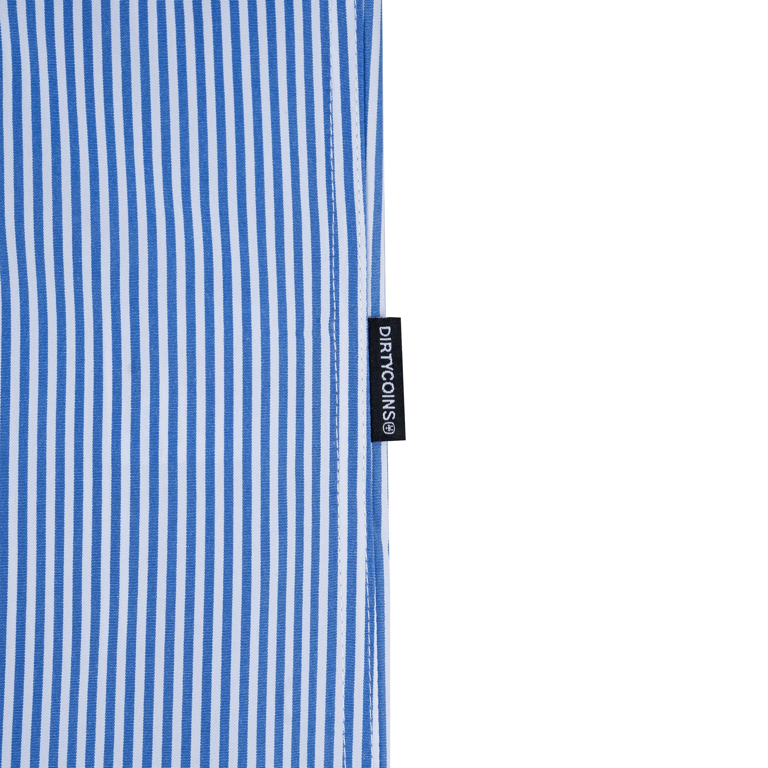 Áo Sơ Mi DirtyCoins Striped Relaxed Shirt - Blue