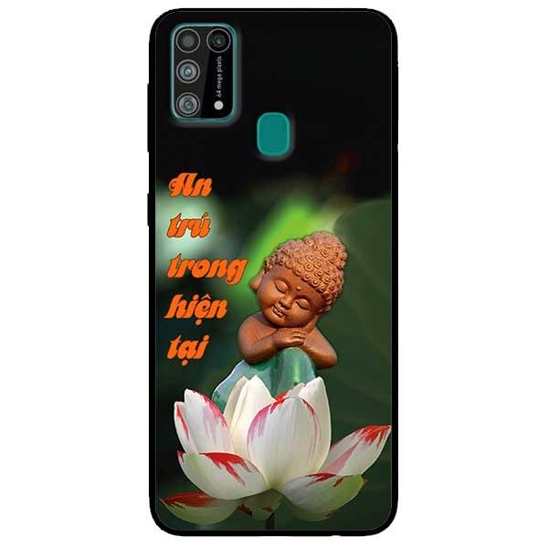 Ốp lưng dành cho Samsung Galaxy M31 mẫu An Trú Sen Trắng