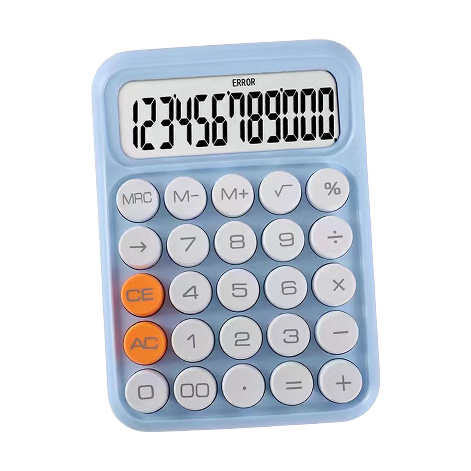 Calculator ,Standard Function Desktop Calculators with Big Button ,Portable Office Calculators for Business Use Travel