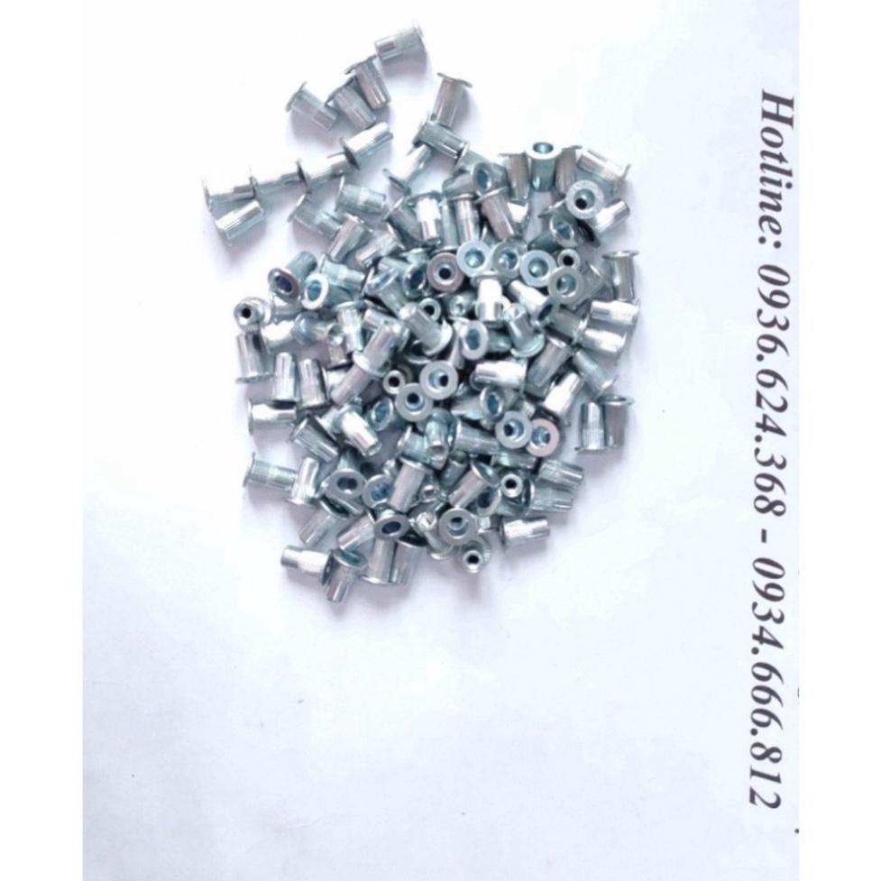 Combo hỗn hợp 50c ốc tán rút từ M3-M8 M3,M4,M5,M6,M8 mỗi loại 10c