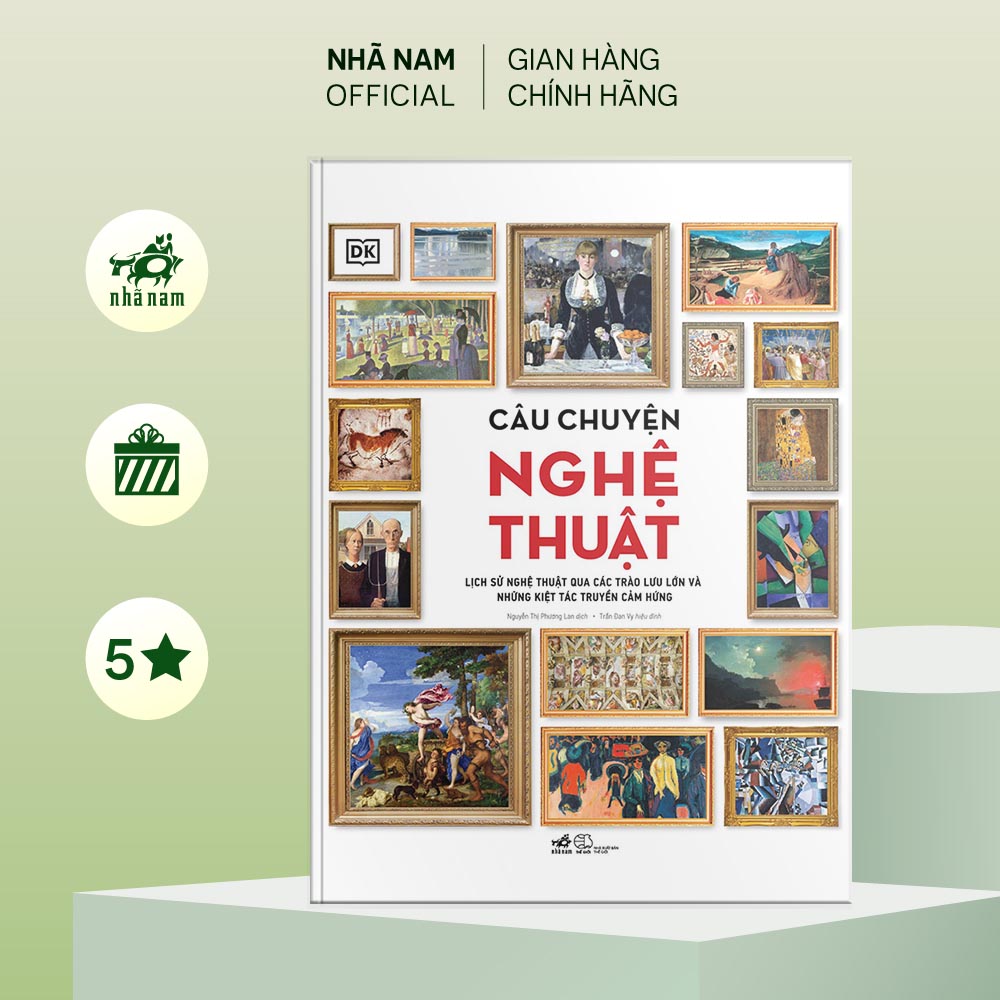 Sách - Câu chuyện nghệ thuật (The illustrated story of art) (Bìa cứng) (Nhã Nam Official)