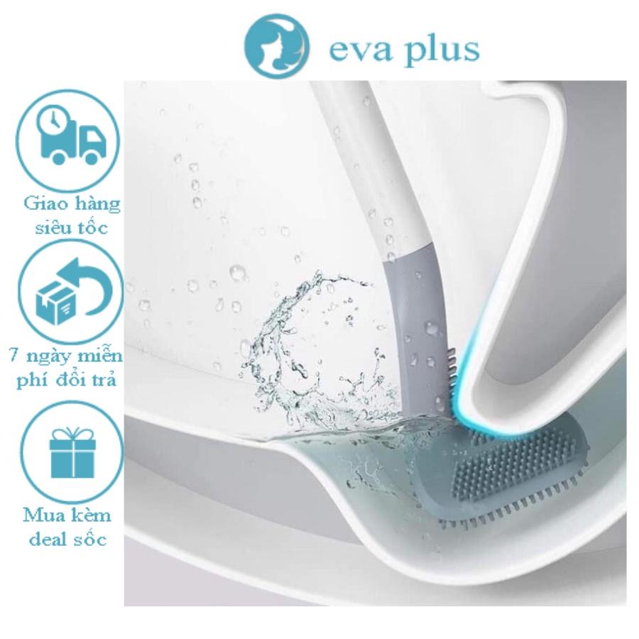 Dụng Cụ Cọ Toilet Silicon Thông Minh Mẫu Chổi Cọ Nhà Vệ Sinh