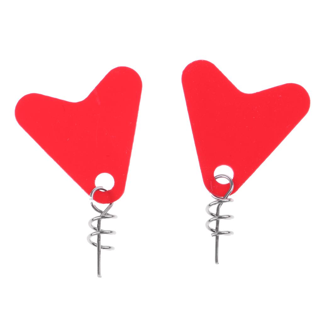 Fishing Spoon Lures with Centering Pin Spring Twist Lock