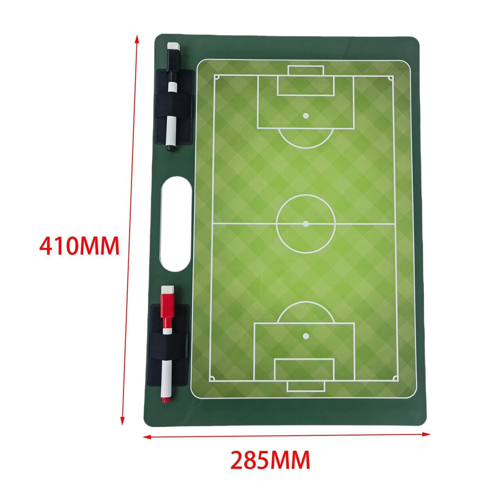Football Marker Pen Professional Erasable Marker Gifts Coaches Clipboard Soccer Marker Board for , Strategy Plan, Training