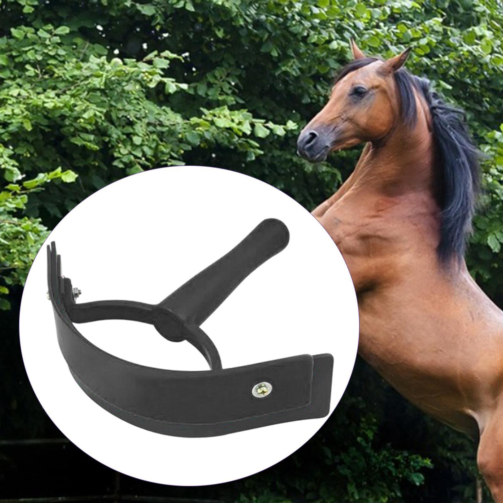 Animal Equine Sweat Scraper Durable Horse Cleaning Brush