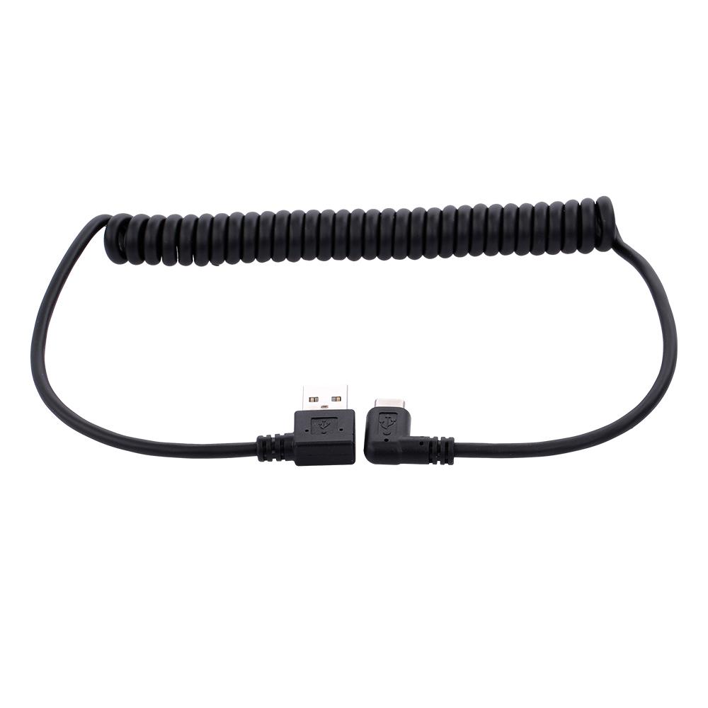 Cáp nguồn loại C Đường dây nguồn lò xo 150cm cho Xiaomi Huawei