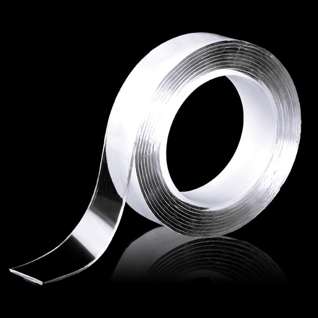 Clear Nano Tape Glue Traceless Washable Reusable Double-Sided Adhesive Tape 1m