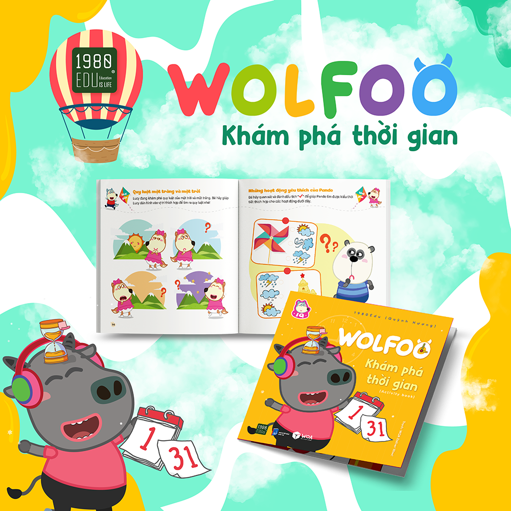 Sách Wolfoo Book - Wolfoo Khám Phá Thời Gian