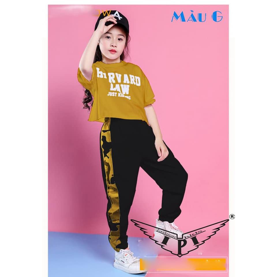 Bộ bé gái Harvard phong cách thể thao cho mẹ và bé diện đi chơi hàng vnxk