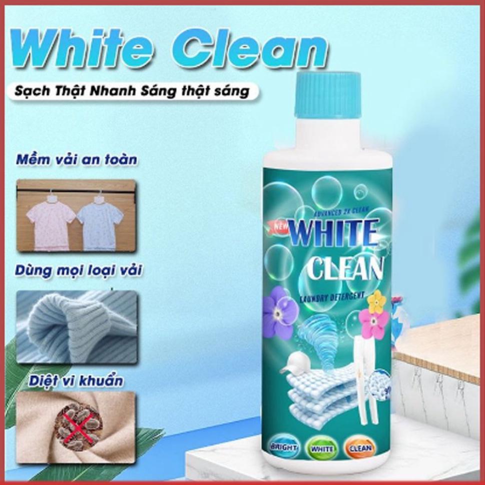 Tẩy trắng quần áo White Clean, Tẩy Mốc, Tẩy Ố Vàng Quần Áo - Dùng Cho Cả Vải Trắng Và Màu 500ml