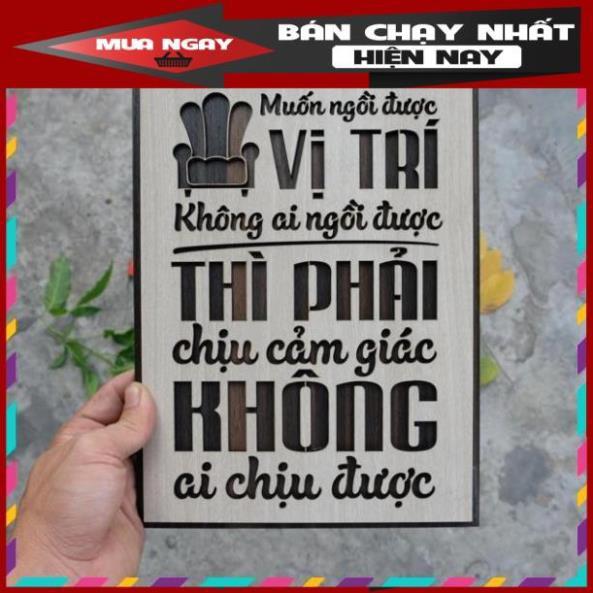 Tranh treo tường slogan câu nói hay truyền cảm hứng TBIG021 TRENDDECOR.VN