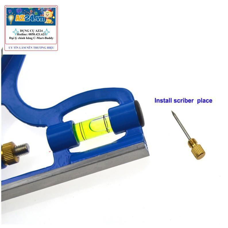Thước đo góc tổng hợp 300mm/12″ D0016-12 C-MART RẺ NHẤT THỊ TRƯỜNG