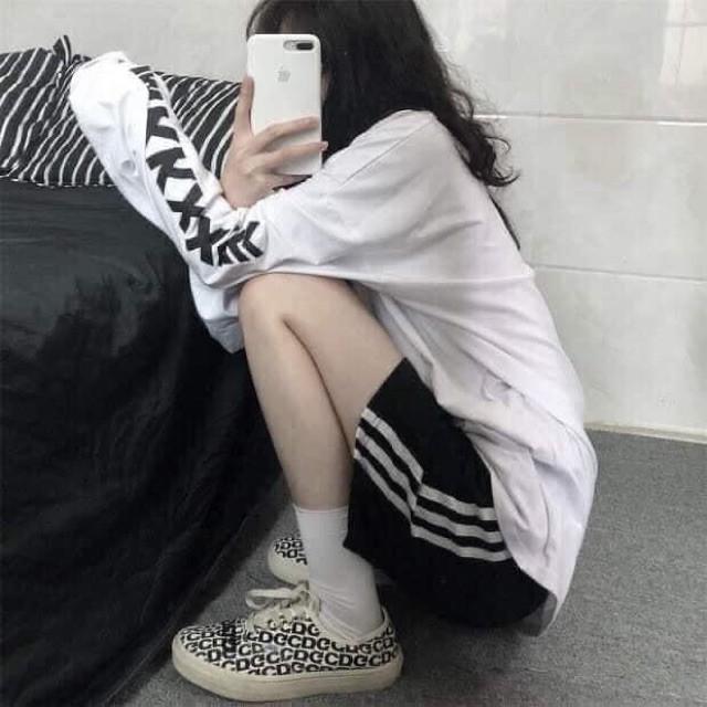 Quần Đùi Short Ba Sọc ( Quần Short Unisex Nữ)