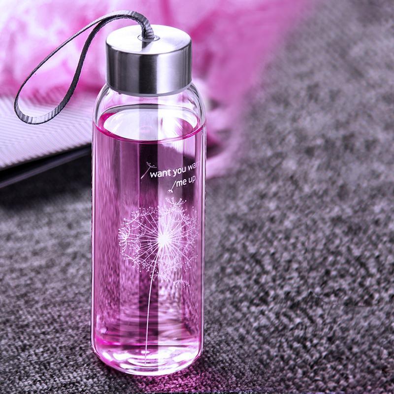 Bình nước thủy tinh Detox 500ml