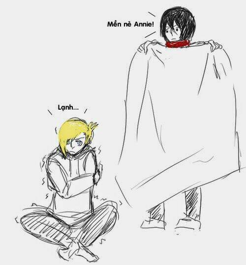 đại chiến titan - doujinshi về các cô gái chapter 27 1