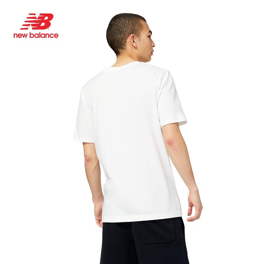 Áo thun thời trang nam New Balance APP LIFESTYLE T-SHIRT M WHITE - MT23908WT (form quốc tế)