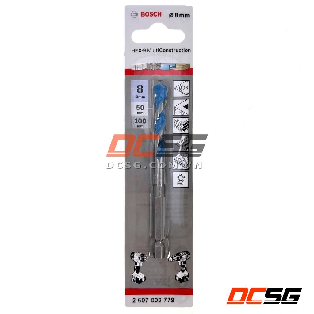 Mũi khoan đa năng chuôi lục giác HEX-9 MultiConstruction BOSCH