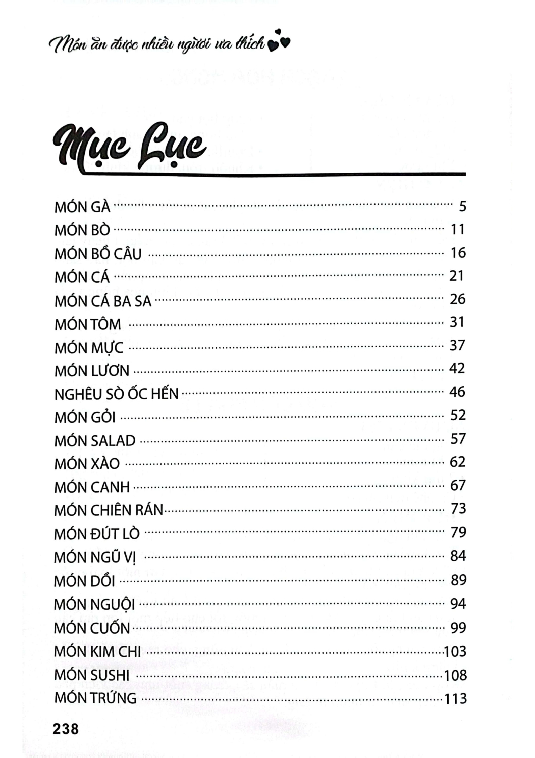 Món Ăn Được Nhiều Người Ưa Thích - Món Ăn Bắc - Trung - Nam (VT)