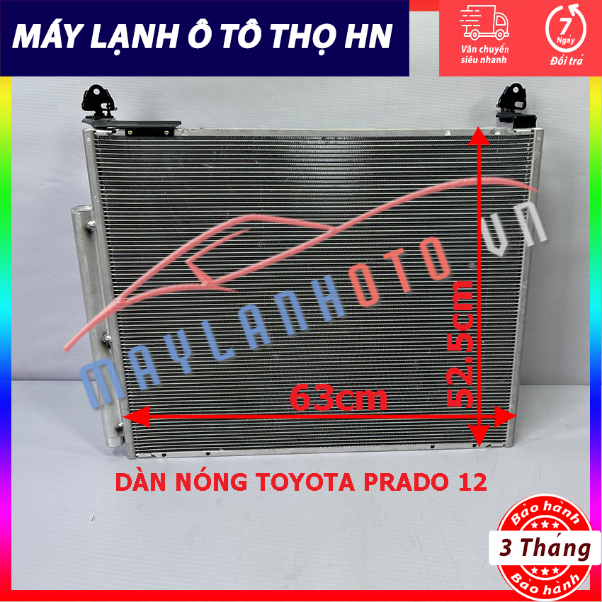 Dàn (giàn) nóng Toyota Prado 2012 (2 bích chéo nhau) Hàng xịn Thái Lan (hàng chính hãng nhập khẩu trực tiếp)