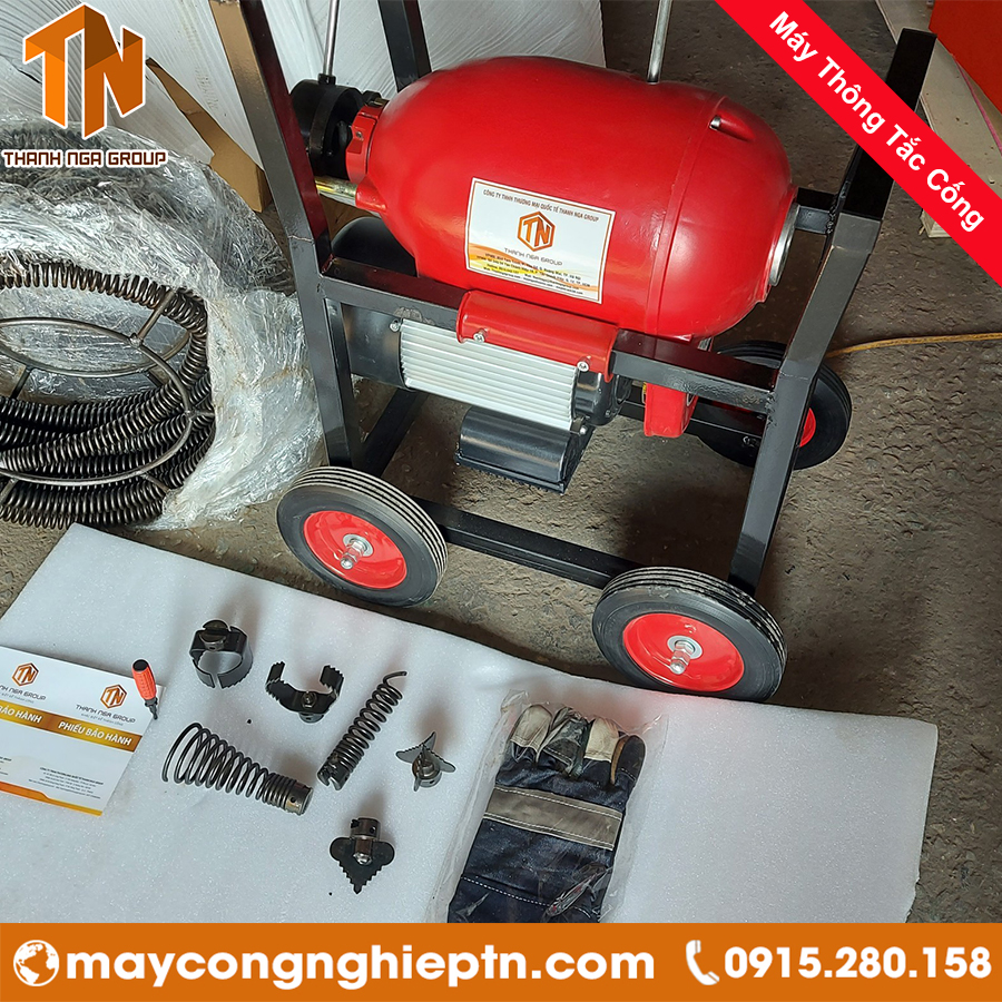 Máy thông tắc cống lò xo GQ-1200 4000W (GQ-1680)