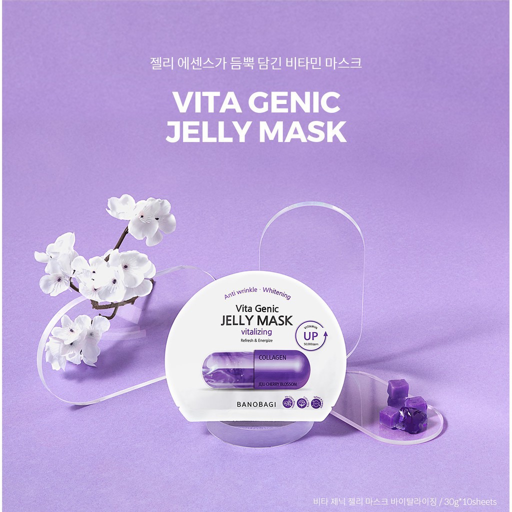 Mặt Nạ Giấy Giàu Vitamin Banobagi Vita Genic Jelly Mask 30ml