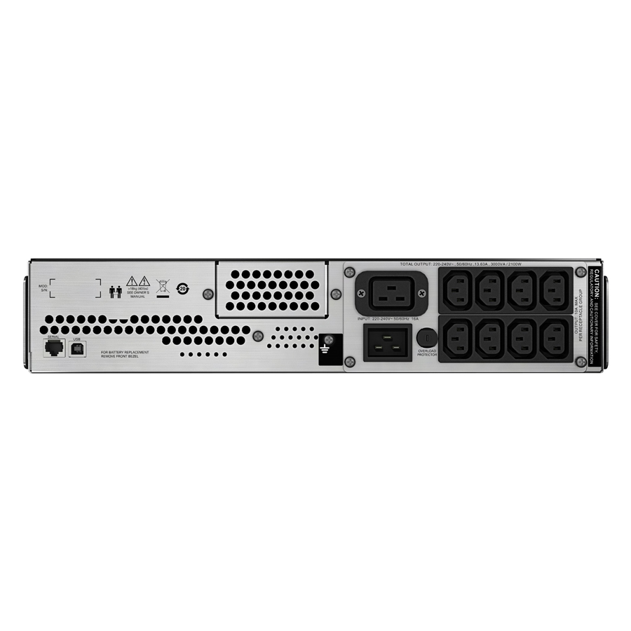 Bộ Lưu Điện APC Smart-UPS C 3000VA Rack mount LCD 230V - SMC3000I-2U - Hàng Chính Hãng