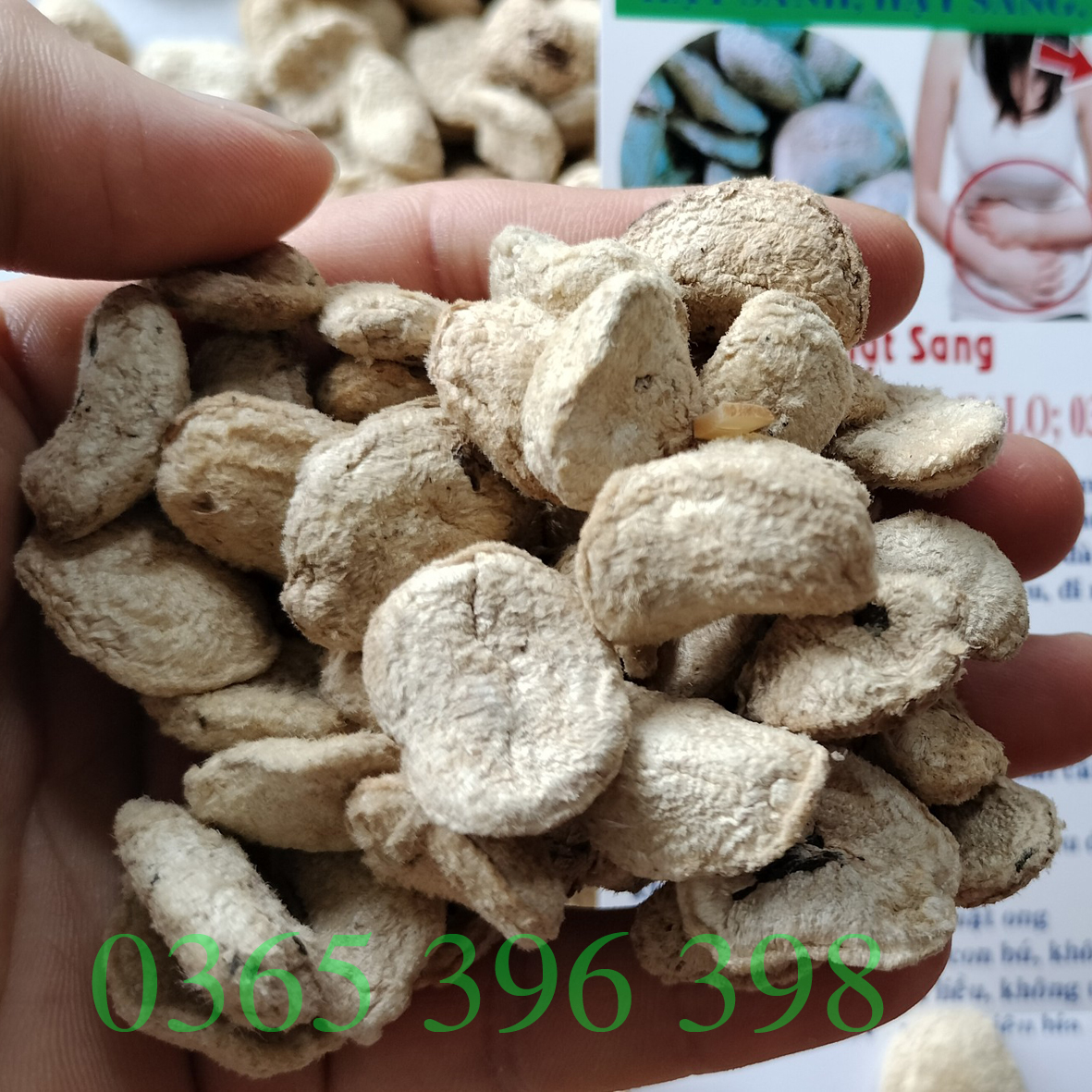 Hạt sành Hạt sang trắng, hạt dạ dày giải quyết vấn đề dạ dày của người dân tộc H mong 1 gói