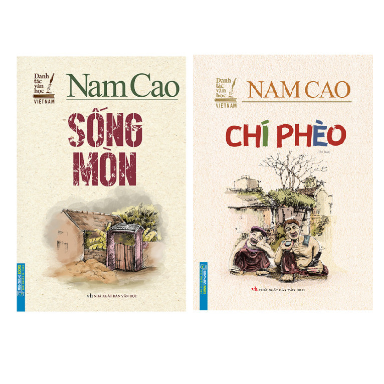 Combo Sống Mòn và Chí Phèo - Nam Cao Danh tác văn học Việt Nam  tặng sổ tay