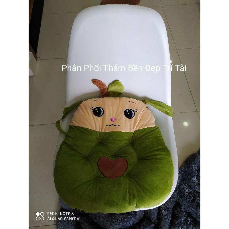 Đệm ngồi bệt, gối tựa lưng mềm êm hình thú siêu cute, nệm ngồi bệt hoạt hình