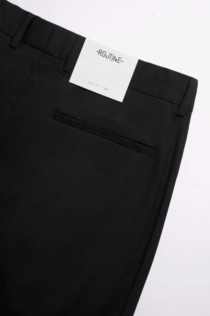 Quần tây / Quần Vải ROUTINE Nam Texture Trơn Form Slim - 10F22PFO003 | LASTORE MENSWEAR