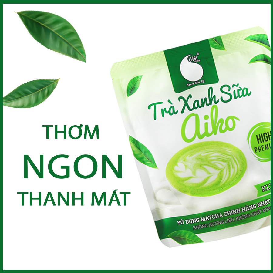 Bột Trà Xanh Matcha Sữa thơm ngon đặc biệt , sản xuất từ Matcha Nhật Bản chính hãng , Matcha của người ghiền trà xanh Nhật , không hương liệu , an toàn cho sức khỏe , Gói 50G