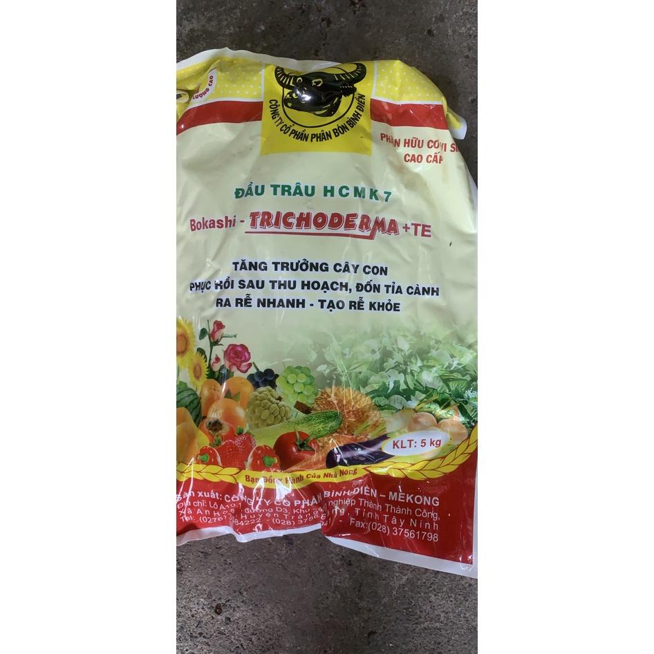 PHÂN ĐẦU TRÂU HCMK7 HỮU CƠ TRICHODERMA + TE - 5KG