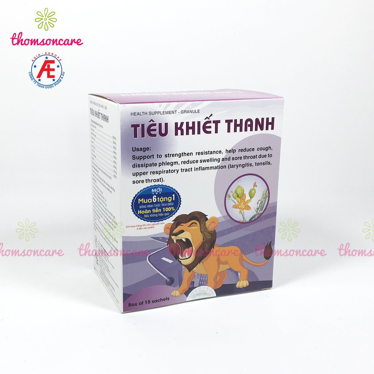 Cốm Tiêu khiết thanh - Tăng cường sức đề kháng, hỗ trợ giảm ho cho trẻ từ thảo dược và vitamin C